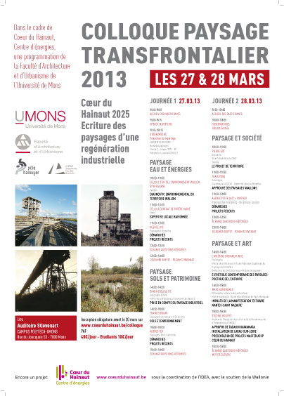 affiche colloque paysages