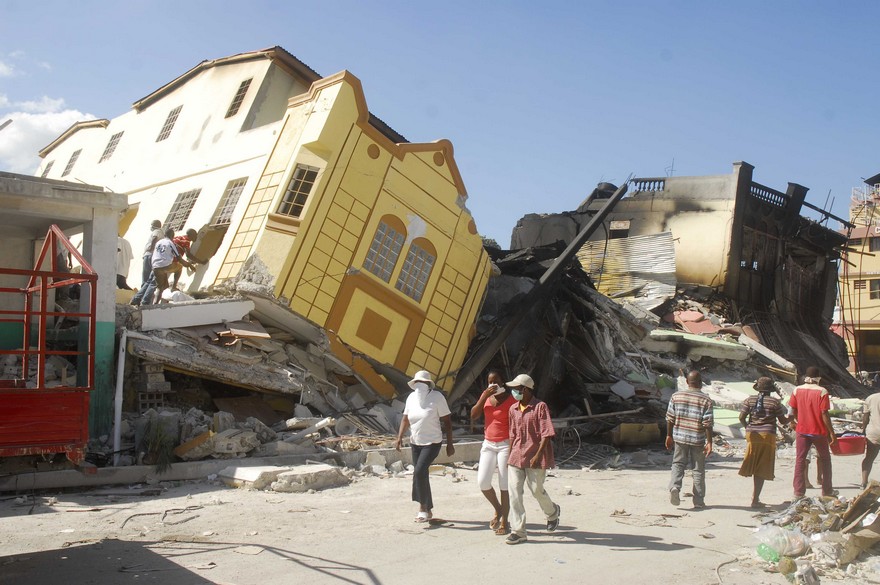 HAITI: Aftermath of earthquake in Haiti